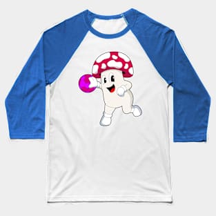 Mushroom Handball player Handball Baseball T-Shirt